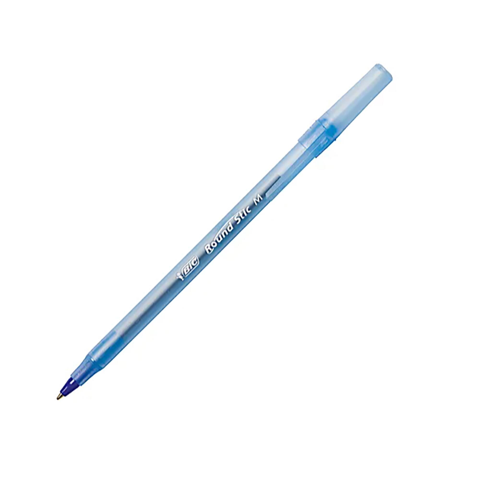 BIC® Round Stic Xtra Life Ballpoint Pen, 2 Box of 60